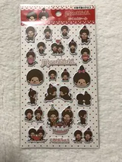 【新品未開封】モンチッチ ぷくっとシール セリア