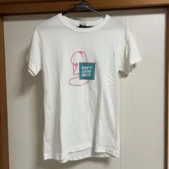 白Tシャツ／白ティー／シンプル／ロゴTシャツ