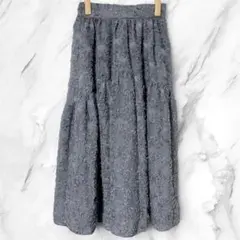 SmansaMos2 blue サマンサモスブルー ロング丈 ロングスカート