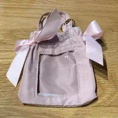 メゾンドフルール ダブルリボン トートバッグキーホルダー ガチャ　　ピンク