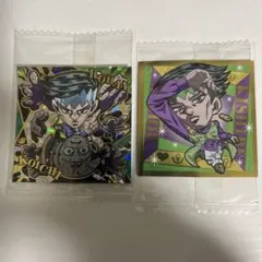 ジョジョの奇妙な冒険シールウエハース　岸辺露伴 & 広瀬康一➕岸辺露伴　未開封