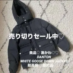 美品♡ 激かわ♡ DANTON WHITE GOOSE DOWN 超高級♡♡のサムネイル
