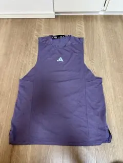 adidas HEAT.RDY トレーニングタンクトップ パープル Lのサムネイル