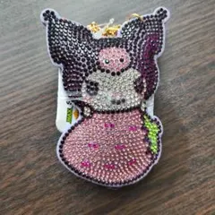サンリオキャラクター キーホルダー　ラインストーン　クロミ　サンリオ