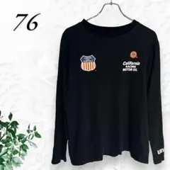 セブンティシックス Tシャツ 長袖 シャツ ロンT ロング ブラック シンプルのサムネイル