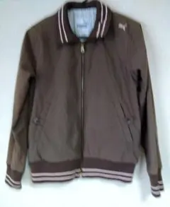 PUMA ブラウン ジャケット L レディース