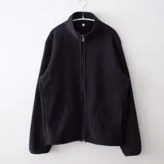 00's OLD UNIQLO フリースジャケット ブラック 黒 M