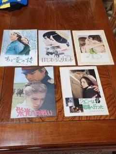外国映画パンフレット　5冊セット