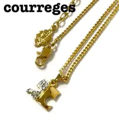 courreges クレージュ ＊ ネックレス ゴールド ロゴ 石井亜美着用 