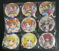 未開封 ローソン制服柄 オリジナル缶バッジセット 魔法少女リリカル