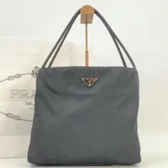 プラダ テスートナイロン セミ ワンショルダー ハンドバッグ トートバッグ 黒