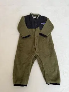 OUTDOOR PRODUCTS フリースロンパース 80サイズ　カーキ