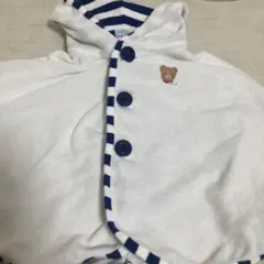 ミキハウスフードつきポンチョ
