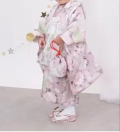 KYOETSU] 七五三 3歳 着物セット 女の子 ピンク (3.淡橙の秋桜) - メルカリ