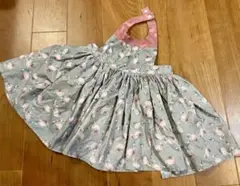 マールマール　フラミンゴ柄 子供用エプロン