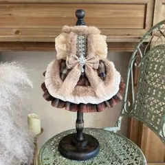 No.2066犬服　猫服　ハンドメイド　ワンピース　わんちゃん