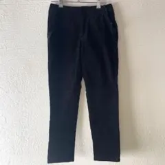 AMERICAN HOLIC ポケットフリルコール天テーパードパンツ M 黒