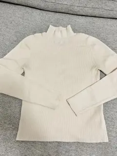 リブハイネック ニットプロポーションボディドレッシング