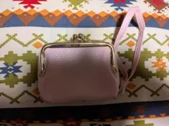 匿名配送 ピンク がま口 カード入れたっぷり財布