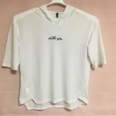 白　大きめ￼Tシャツ　写真と説明文追加￼