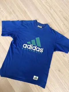 【希少】90s アディダス エクイップメント Tシャツ ブルー Mサイズ