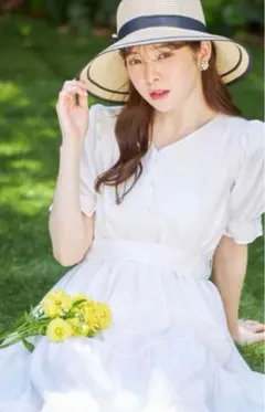 愛されヒロイン♪２ＷＡＹウエストリボン付きティアードワンピース