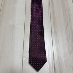 Perfect Suit バーガンディ ドットネクタイのサムネイル