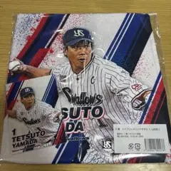 スワローズオンラインくじ 山田哲人 ハイブリッドハンドタオルとややデカステッカー