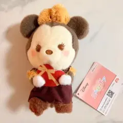 ディズニーキャラクター ミルキーボア ハートぬいぐるみ　ミニー