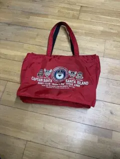 Captain Santa トートバッグ レッド