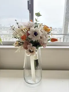 ウェディングブーケ&ブートニア//