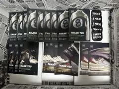 SNKRDUNK スニーカーダンク　鑑定書 カード18枚 ステッカー5枚