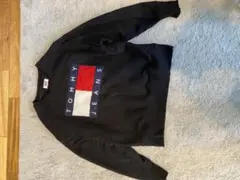 トミーヒルフィガー　トレーナー　スウェット　ブラック　L 美品　メンズ