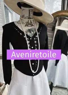 綺麗なお姉さんのAveniretoileビジューカーディガン