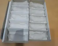 新品未使用★魚型すりガラス箸置き10個セット