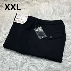 新品✨】UNIQLO ヒートテックタックテーパードパンツ XXL ブラック