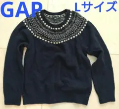 Gap メンズLサイズ ノルディック柄セーター