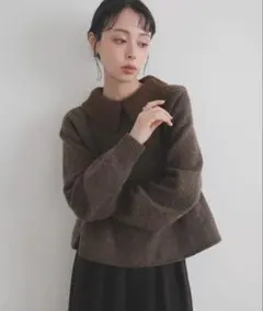 新品 OLUN peplum knit tops/ペプラムニットトップス - メルカリ