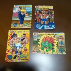 ストリートファイターII カード 4枚セットのサムネイル