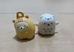 すみっコぐらし　ねことしろくま　バスボムフィギュア2個セット