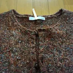 ステュディオス カーディガン オレンジ M