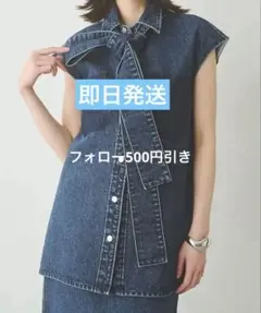 美品 PERVERZE パーバーズ デニム ベスト - メルカリ