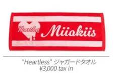 Miiakiis Heartless ジャガードタオル