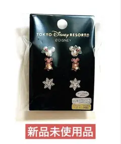 신품 미사용 品 東京ディズニーリゾート ピアスセット クリスマス