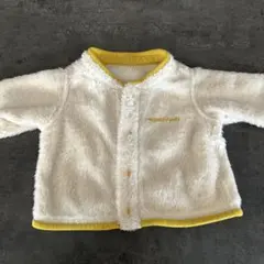 mont-bellフリースアウター 70サイズ ホワイト/イエロー