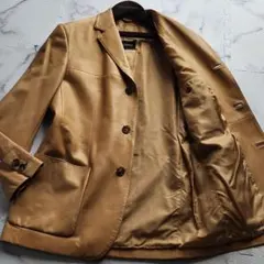 美品✨ブリオーニ レザージャケット 最高級 ラムレザー トロトロ感◎ キャメル 2026年最新】Brioni メンズ レザージャケット・ライダースの人気