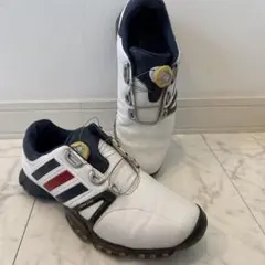 adidas Boaシステム付きゴルフシューズ ホワイト25