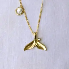 ホエールテール ネックレス*海の思い出