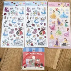 ディズニー　アリス　プリンセス　ペタペタシール　ピングー