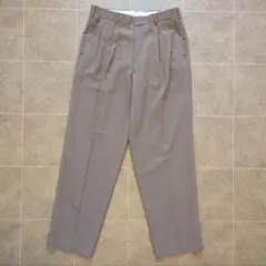 【美脚見え】スラックス メンズ82 ブラウン センタープレス きれいめ